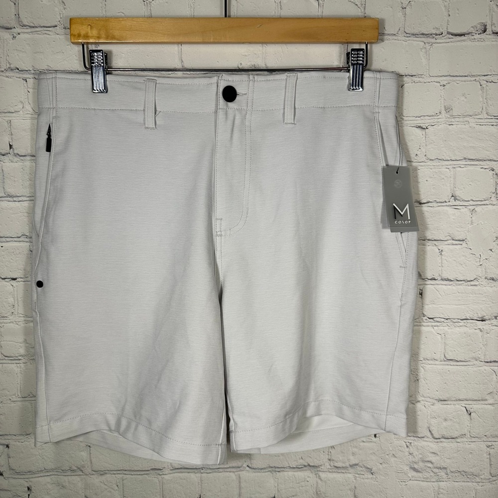 Maven Co-Op Essential Men 32 Gray Quick Dry Performance Shorts 7 Inch MV00057M